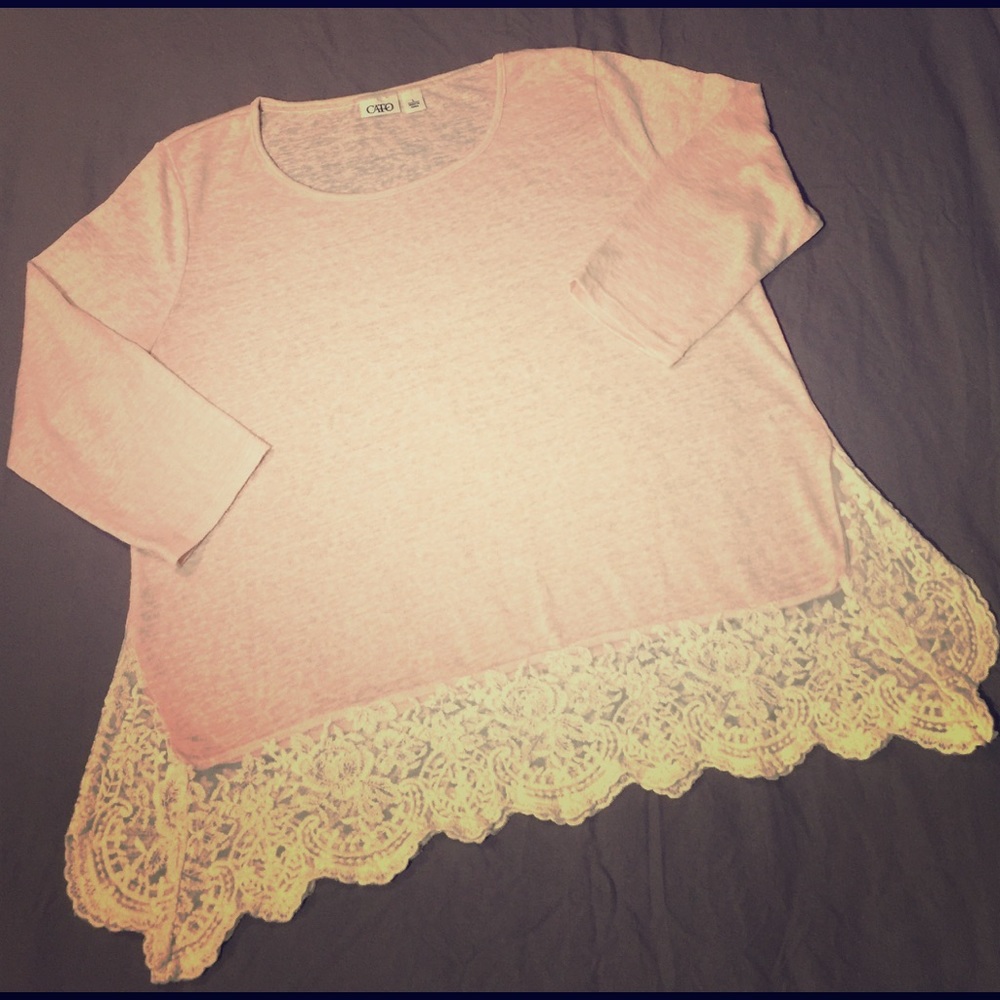 Cato Soft Pink Light Weight Sweater